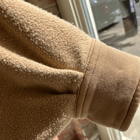 Free People Sable Ruby Shirt Fleece Oversized Button Down Shacket Jacket XSMALL - Picture 5 of 12